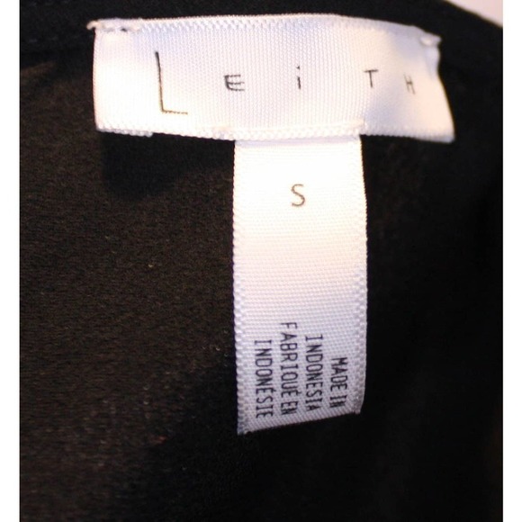 Leith Black Shift Dress Sleeveless Mini A Line Size S - Picture 3 of 3